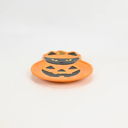 Meow-tastic Halloween Plate