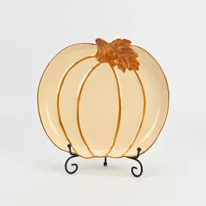 Cozy Autumn Pumpkin Plate