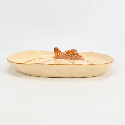 Cozy Autumn Pumpkin Plate