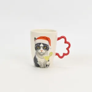 Christmas Cat Mug-1