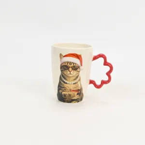 Christmas Cat Mug-2