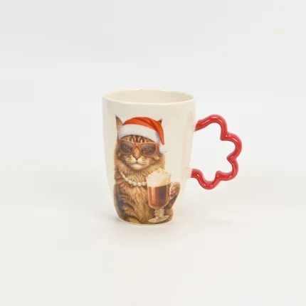 Christmas Cat Mug-3