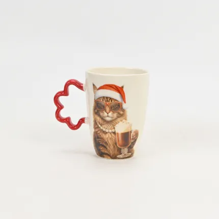 Christmas Cat Mug-3