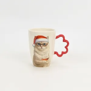 Christmas Cat Mug-4