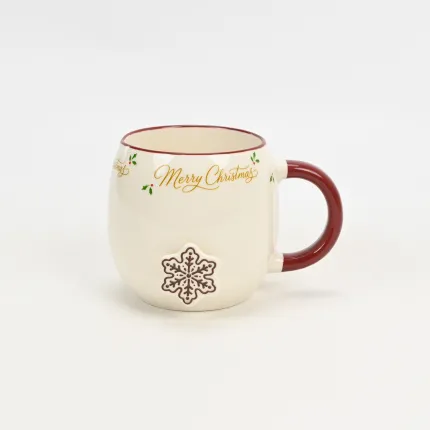 Merry Christmas Mug-Snowflake