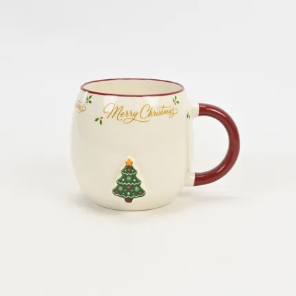 Merry Christmas Mug-Christmas Tree