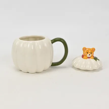 Nona Bear Pumpkin Mug(With lid)