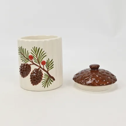 Forest Pinecone Canister