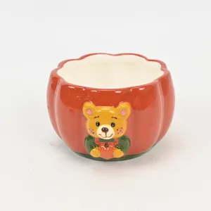 Pumpkin Hugs Nona Bear Bowl