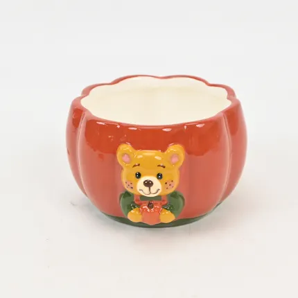 Pumpkin Hugs Nona Bear Bowl