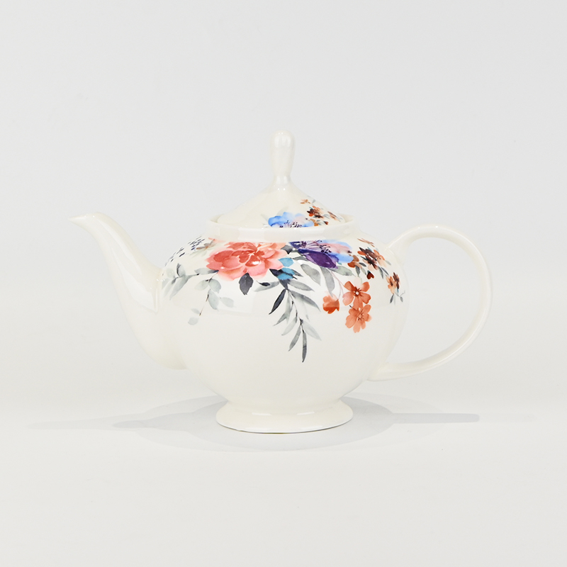 Watercolor Floral Pot