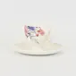 Watercolor Floral Cup&Saucer