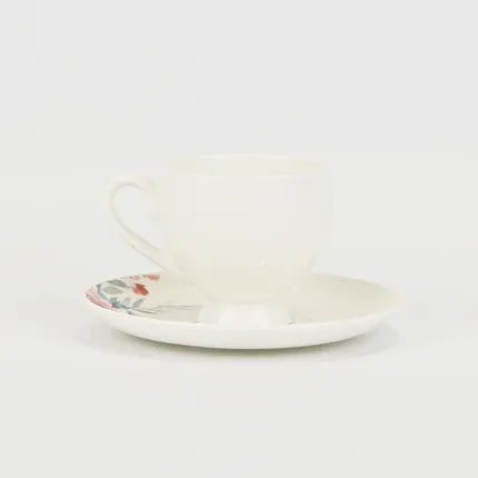 Watercolor Floral Cup&Saucer