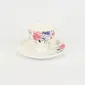 Watercolor Floral Cup&Saucer