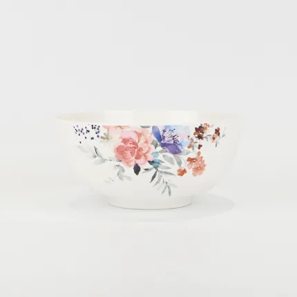 Watercolor Floral Bowl