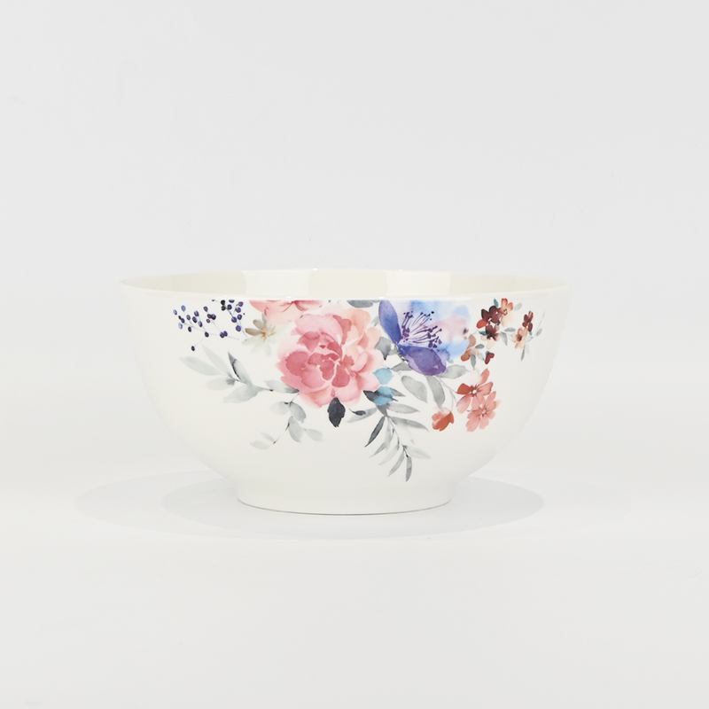 Watercolor Floral Bowl