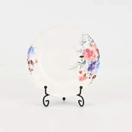 Watercolor Flower Plate