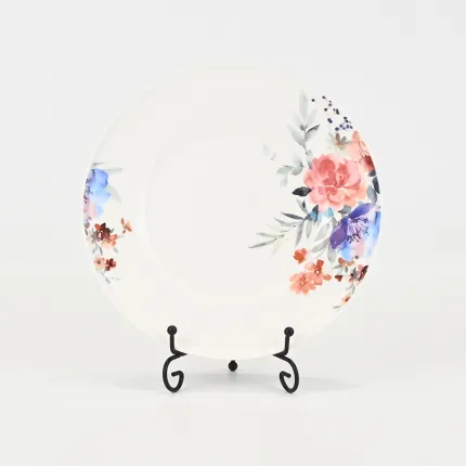 Watercolor Floral Plate