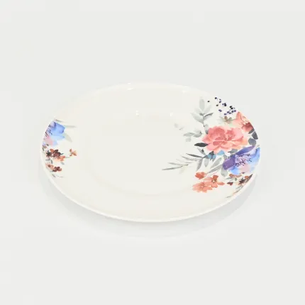 Watercolor Floral Plate