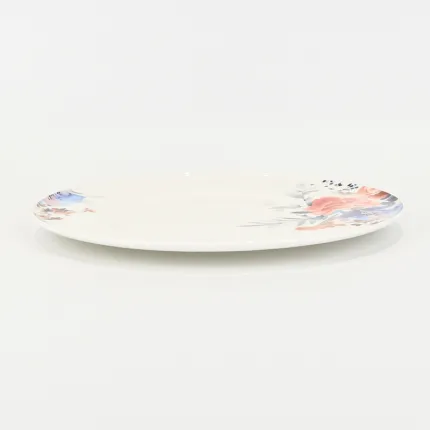 Watercolor Floral Plate