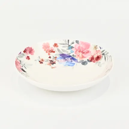 Watercolor Flower Plate