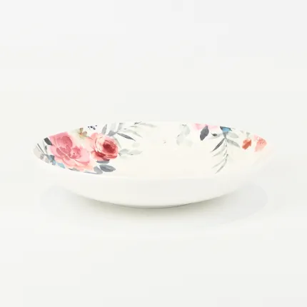 Watercolor Flower Plate