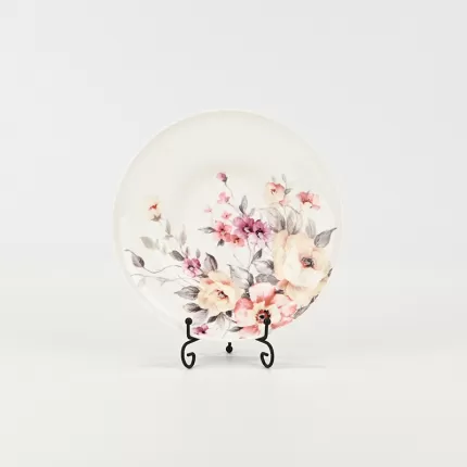 Watercolor Floral Plate