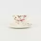 Watercolor Floral Cup&Saucer