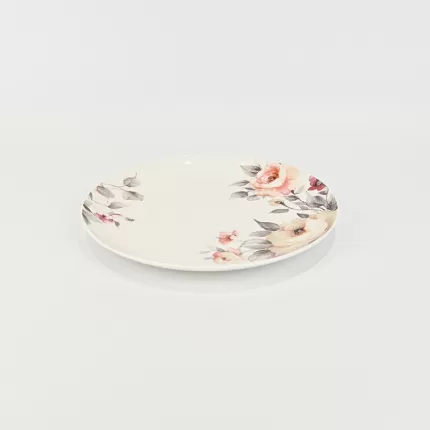 Watercolor Floral Plate