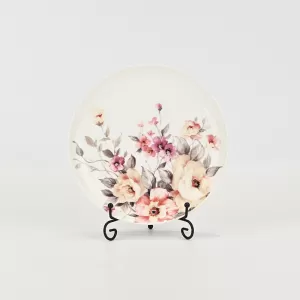 Watercolor Floral Plate