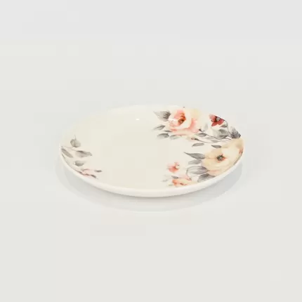 Watercolor Floral Plate