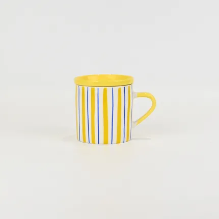 Dopamine Ceramic Cup With Lid