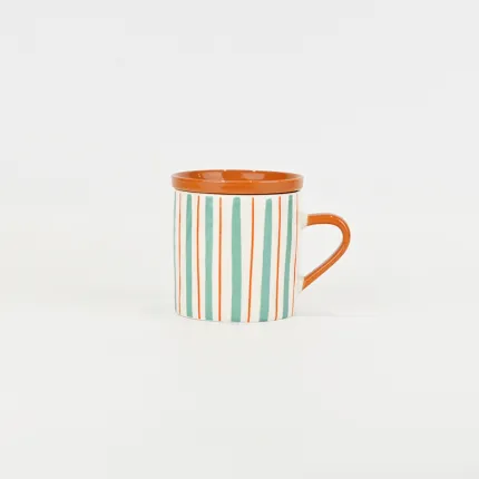 Dopamine Ceramic Cup With Lid