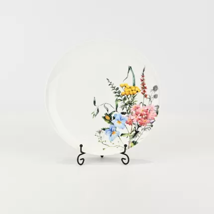 Watercolor Floral Plate