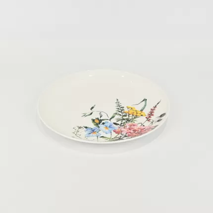 Watercolor Floral Plate