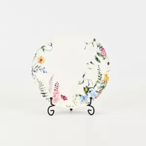 Watercolor Floral Plate