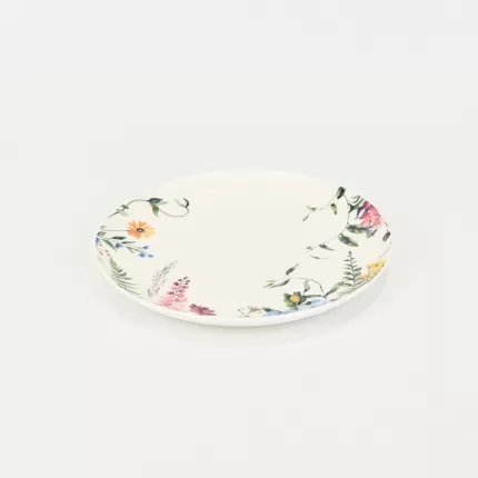 Watercolor Floral Plate