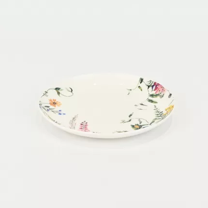 Watercolor Floral Plate