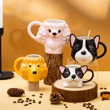 Poodle Mug-brown
