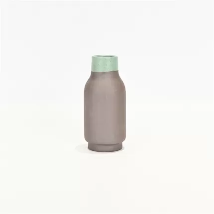 Colored Clay Vase - Lake Light Green