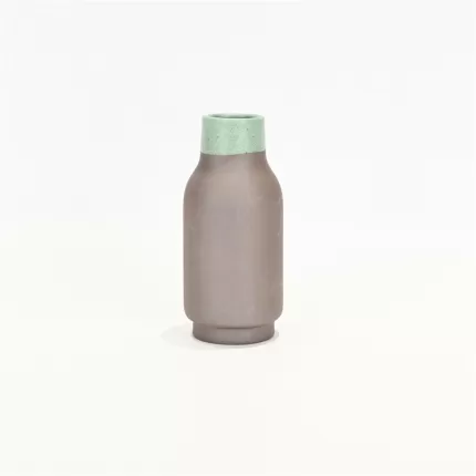 Colored Clay Vase - Lake Light Green