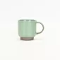 Colored Clay Mug- Lake Light Green