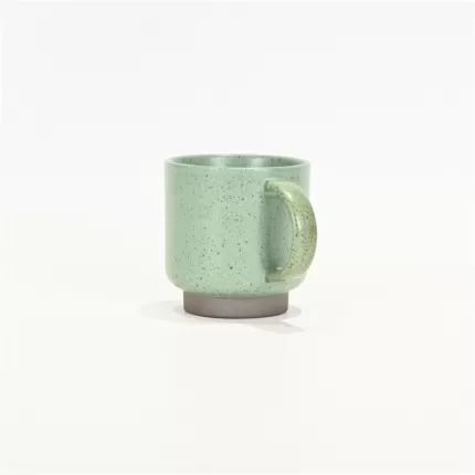 Colored Clay Mug- Lake Light Green