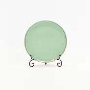 Colored Clay Plate - Lake Light Green