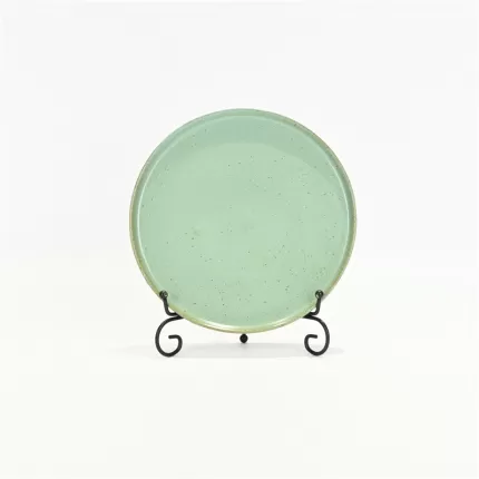 Colored Clay Plate - Lake Light Green