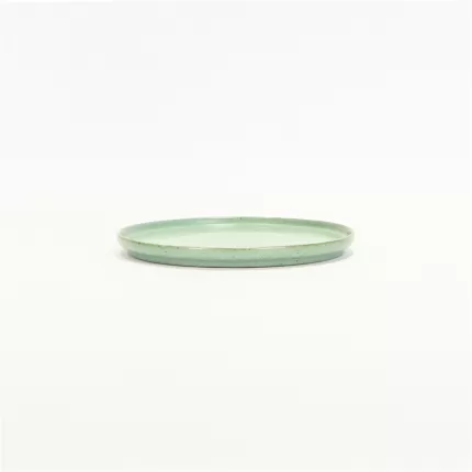 Colored Clay Plate - Lake Light Green
