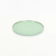 Colored Clay Plate - Lake Light Green