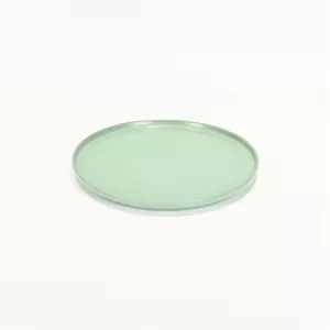 Colored Clay Plate - Lake Light Green