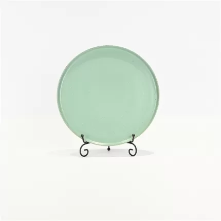 Colored Clay Plate - Lake Light Green