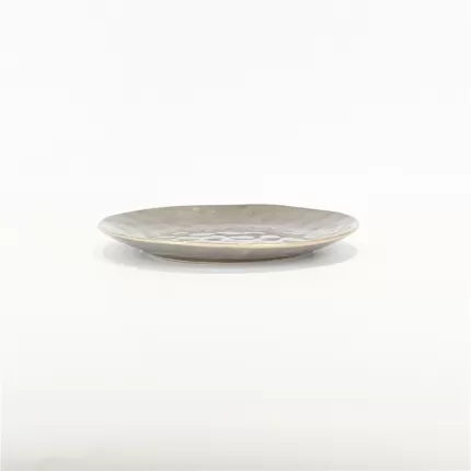 Reative Glaze Plate-Reef Grey